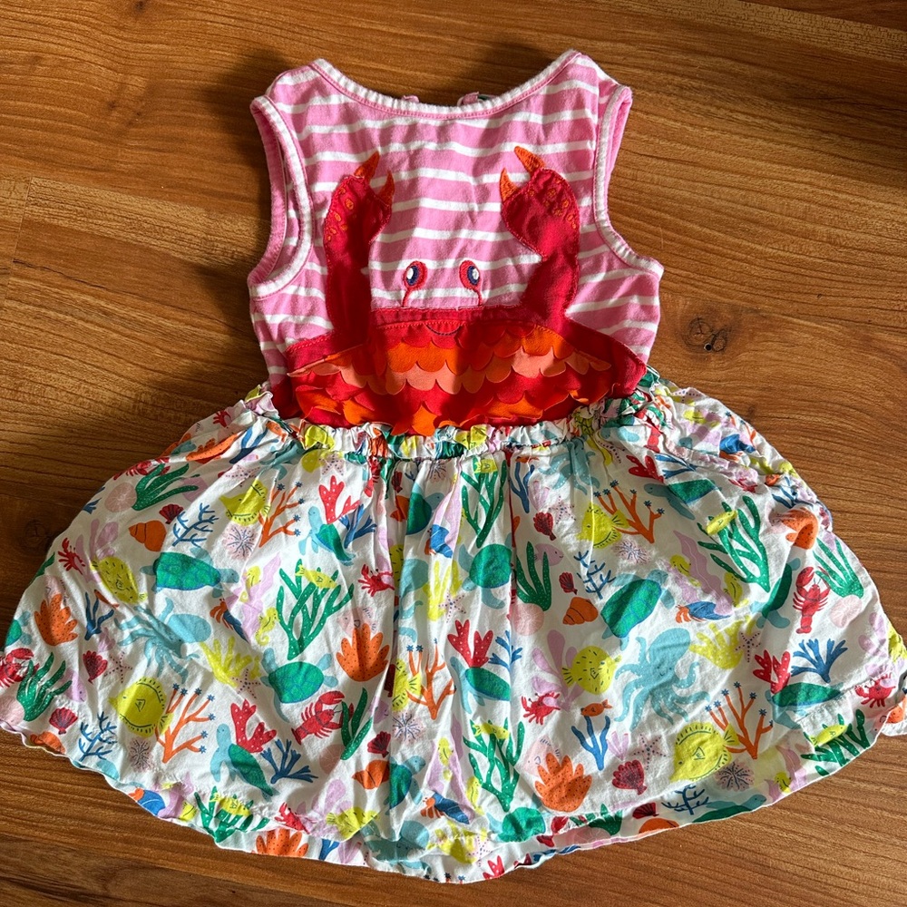 Boden crab dress 3-4